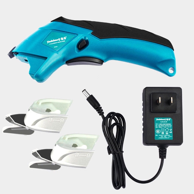Rechargeable Electric Scissors Shears Handheld Leather Fabric Cutting
