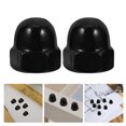 thumbnail image 1 of ETHZZLE 100 Pcs Capuchon de Protection Hexagonal à Écrou pour Dôme en Acier au Carbone Résistance à la Corrosion Usage Extérieur, 1 of 6
