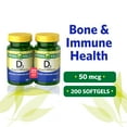thumbnail image 2 of Spring Valley Vitamin D3 Supplement Twin Pack, 50 mcg, 200 Count, 2 Pack, 2 of 7