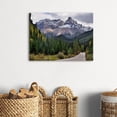 thumbnail image 3 of Highway Canvas Wall Art, Banff National Park Mountain Print, Scenic Forest Road Artwork for Living Room Bedroom Office Decor, Ready to Hang, 3 of 6