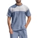 thumbnail image 1 of Blusas y camisas de manga corta y cuello redondo para hombre. Camiseta transpirable de manga corta y cuello redondo con bloques de color para hombre., 1 of 8