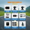 thumbnail image 7 of 3 Inches Motorcycle GPS 1080P Dashcam With Waterproof Dual Lens Motorcycle Black Box Night Vision Video Recorder Dash Cam ,High Volume Speakers, 7 of 7