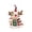 multicolor-3, variant on Christmas Fabric Figurines Set, Santa Snowman and Reindeer Tabletop Ornaments, Xmas Doll Decorations for Holiday Mantel Shelf Display