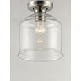 thumbnail image 2 of Maxim 12270CDSN 9 in. Acadia 1 Light Satin Nickel Semi-Flush Mount Ceiling Light, 2 of 5