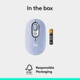 thumbnail image 3 of Logitech POP Mouse, Wireless, Customizable Emoji, SilentTouch Technology, Precision/Speed Scroll, Multi-Device, Lilac, 3 of 14
