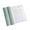 gradient green, variant on 10Pcs Plastic Binder Paper Protector, Report Folders with Clear Covers, 60 Sheet Capacity Report Covers with Sliding Rod