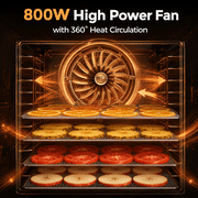 DKMOCO 12 Trays Food Dehydrator, 800W Dehydrators for food and jerky, Dehydrator Machine with 4 Presets, Adjustable Timer, Temperature Control, for Herb, Dog Treats,Meats & Veggies