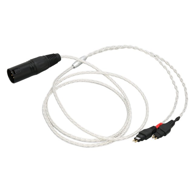 Cable De Auriculares, XLR Cable De Auriculares De 4 Pines 8 Core 24bit/192KHz 3.9ft Clear Para HD600 Para Sennheiser