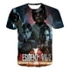 thumbnail image 2 of Camiseta de cuello redondo con estampado 3D del juego de terror Resident Evil, informal, de hip hop, de manga corta, para hombres y mujeres, para niños, ropa unisex, 2 of 4