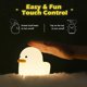 thumbnail image 4 of LED Duck Night Light for Kids, USB Rechargeable Silicone Night Lamp, Cute Animal Bedside Lamp with, 4 of 4