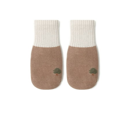 

〖CFXNMZGR〗Baby Socks Newborn Infant Baby Boys Girls Toddlers Indoor First Walkers Patchwork Slipper Shoes Antislip Socks Booties