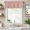 Coral Red, variant on Yellow Solid Color Farmhouse Short Window Curtain Valances, Aesthetics Contemporary Luxury Rod Pocket Kitchen Valances for Living Room Bedroom Bathroom Cafe 54" x 18"
