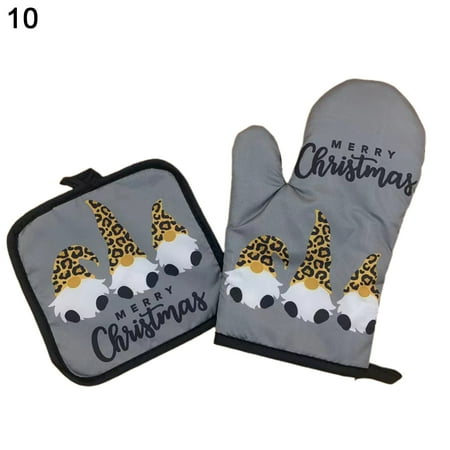 

Meizhencang 1 Set Heat Insulation Anti-scalding Glove Exquisite Wide Application Polyester Washable Kitchen Pad for Home