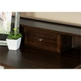 thumbnail image 3 of Linon Cade Wood Folding Desk in Antique Walnut Brown, 3 of 21