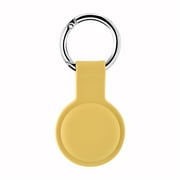 Odash 8 in. Silicone Case for Apple AirTag for Wallet - Dog Collar - Luggage - Keys, Yellow