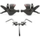 thumbnail image 3 of Soidarity Gatillo cambiador de dial dividido de amplia compatibilidad para bicicletas de montaña, 2 piezas Ciclismo, 3 of 6