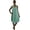 Aquamarine, variant on Venice Women's Silky Looking Nightgown w Sequins & Ribbon Roses 40N X-Large Wine