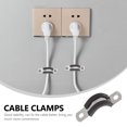 thumbnail image 3 of Wire Holder Clip Cable Clips Clamps 20 Pcs Stainless Steel Electric Cord Ties Hanger, 3 of 6
