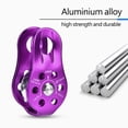 thumbnail image 1 of Polea De Escalada Simple, Polea De Servicio Pesado De Aleación De Aluminio Premium Suave Para Transportar Para Transportar Para Escalar, 1 of 8