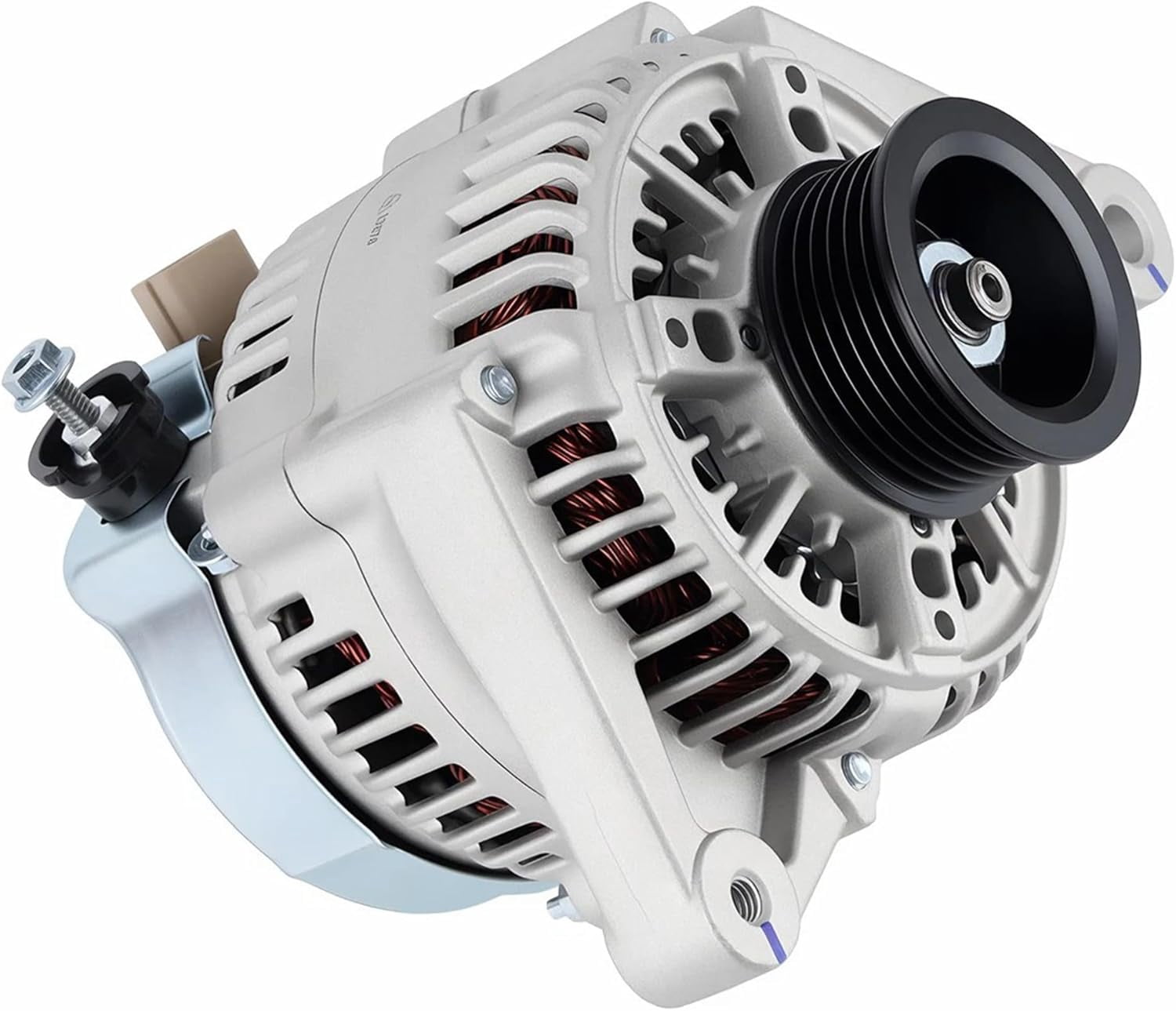 Saree 13878 High Output Alternator for Toyota Corolla 2003-2008 1.8L 14V 80A Direct Fit OEM Replacement Part Numbers 1022111920 1022112610 2100395 2706022040