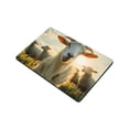 thumbnail image 3 of FCXZI Goat Sheep Sun Diatom Mud Mats Non-Slip Home Bath Rug 24x16in, 3 of 5