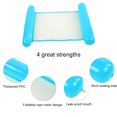 thumbnail image 4 of Hamaca de Agua Portátil Espesa, Cama Flotante de Piscina Inflable, Piscina de 3 Colores para la Costa, 4 of 7