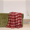thumbnail image 4 of PALIFEUR Christmas Throw Blanket, Super Soft Warm Snowflake Blanket for Couch Bedroom, Christmas Flannel Blanket, Microfiber Thicken Blankets for Holiday Party Home Decorations, 40 x 28 Inch, 4 of 7