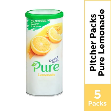 Crystal Light Pure Lemonade Powdered Drink Mix, Caffeine Free, 2.53 oz
