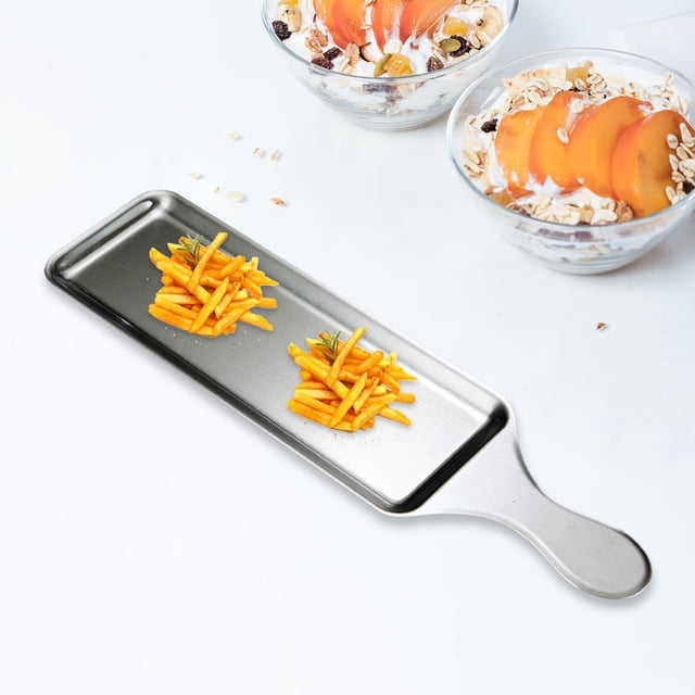 Platos rectangulares para servir Macarena Acero inoxidable 429x115cm