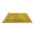 thumbnail image 2 of Ahgly Company Machine Washable Indoor Rectangle Persian Yellow Traditional Area Rugs, 8' x 12', 2 of 4