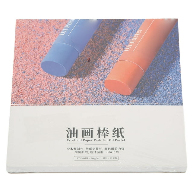 Paint Paper, Oil Pastel Paper Safe Reliable For Acrylic For Paint 15x15cm