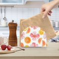 thumbnail image 2 of Yayeee Napkin Holder for Table Kitchen Paper Tissue Organization, Floral Orange, 2 of 8