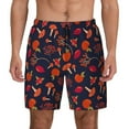 thumbnail image 3 of Uemuo Autumnal Forest Pattern Mens Swim Trunks Quick Dry Board Shorts with Mesh Lining, Stretch Beach Shorts Quick Dry No-Chafing Board Shorts-X-Large, 3 of 9