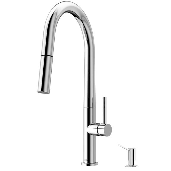Vigo Vg02029k5 Greenwich 1.8 GPM Single Hole Pull-Down Kitchen Faucet - Chrome