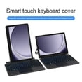 thumbnail image 3 of Smart Bluetooth-compatible Keyboard For Samsung Galaxy Tab A9 Plus + 11 inch Tablet Case Backlit Trackpad Split Cover Teclado black with mouse Portuguese, 3 of 6
