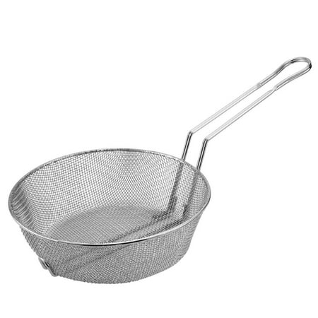 

12 Round Fine Mesh Culinary Basket Nickel Plated