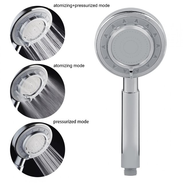 Pommeau de Douche à Main, Haute Pression Pommeau de Douche de Bain Économiseur d'Eau Fonctionnalité Intelligente