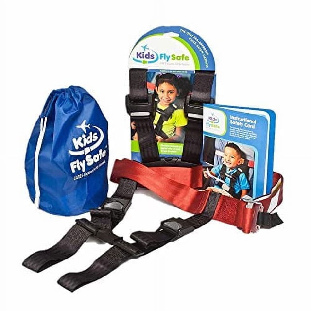 Cares Arnés de viaje de seguridad para aviones para niños - Restricción de viaje para niños pequeños - Proporciona seguridad adicional para los niños en los vuelos - Peso ligero, portátil, fácil de al