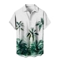 thumbnail image 5 of Ankishi Beach Shirts for Men Palm Tree Gradient Short Sleeve Vacation Shirts Casual Tops for Travel, 5 of 8