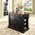 thumbnail image 1 of Crosley Furniture  Drop Leaf Breakfast Bar Top Kitchen Island - Black Finish, 1 of 1