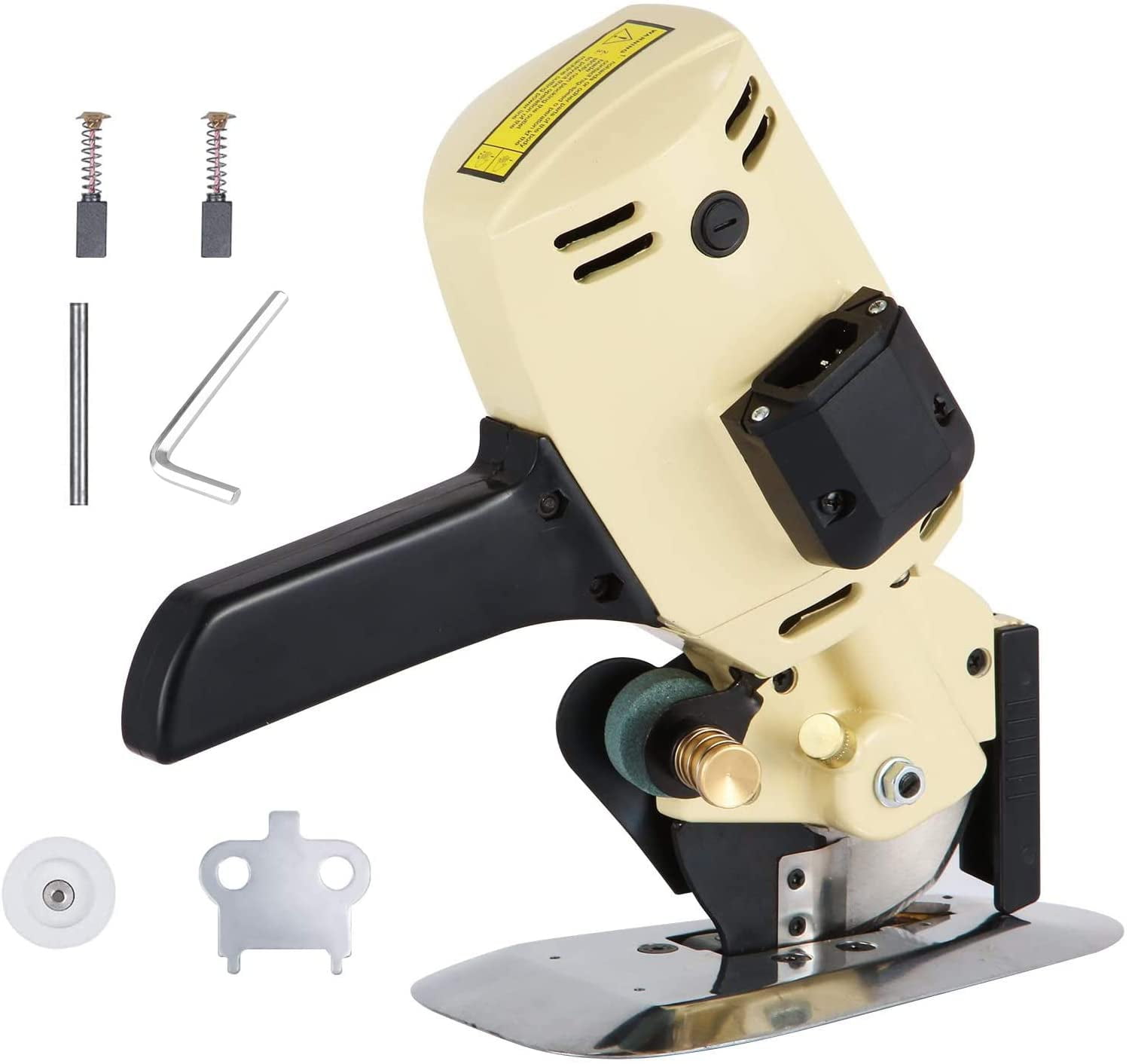 INTBUYING Electric Cloth Cutter with 4 Inch Blade Rotary Blade Fabric Cutting Machine Electric