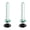 Transparent color, variant on Sturdy Glass Ear Stretching Set Plugs for Ears Gauges with Single Expander Jewelry for Body Piercing Enthusiasts