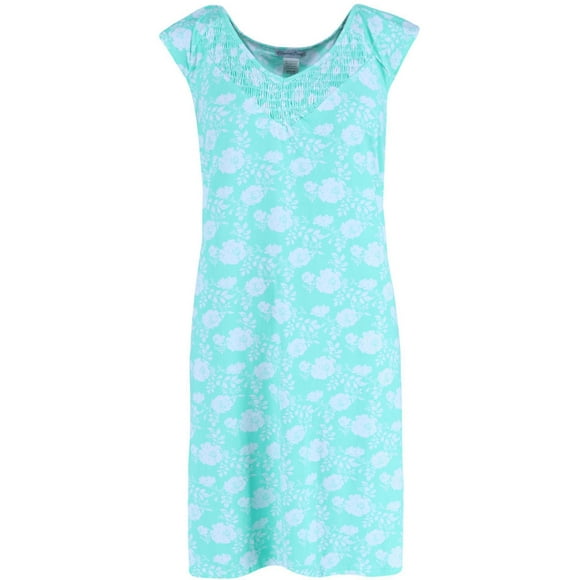 Elegant Emily Robe Florale Menthe (Grande Taille pour Femmes)