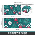 thumbnail image 7 of Dark Green Christmas Tree and House Pattern Kitchen Rugs Sets Of 2,Anti Fatigue Kitchen Mat Rugs Non Slip Washable,Decorative Kitchen Floor Mats for Kitchen,Sink,Laundry,17"x30"+17"x47", 7 of 7