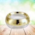 thumbnail image 1 of OUNONA 2Pcs Empty Cream Container Golden Round Mini Portable For Travel And Camping, 1 of 8