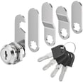 thumbnail image 1 of EcoNesxp 4 keys mailbox lock for mailboxes etc. 5 different lock plates, 1 of 4
