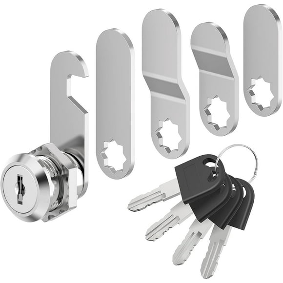 EcoNesxp 4 keys mailbox lock for mailboxes etc. 5 different lock plates