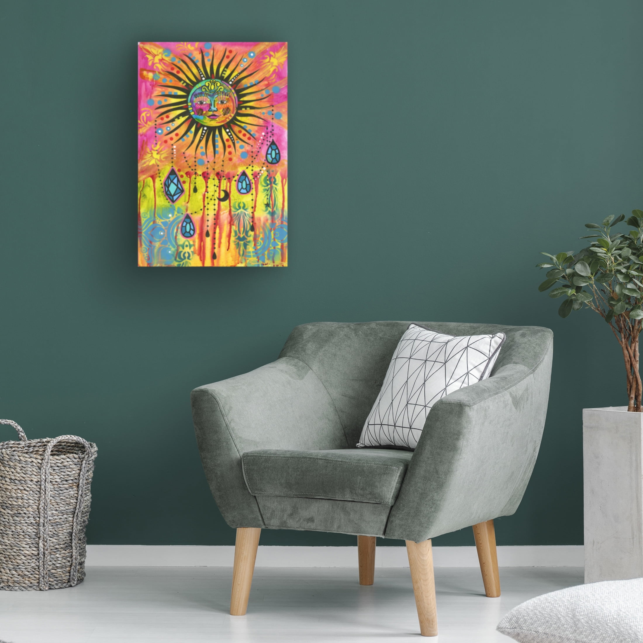 Canvas Wall Art - Dean Russo 'Cosmic Balance 3' Wall Art for Living Room, Bedroom, or Office Décor by Trademark Fine Art - 30 x 47 Inches