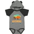 thumbnail image 3 of Inktastic Wyoming Vacation Buffalo Silhouette Boys or Girls Baby Bodysuit, 3 of 5