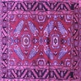 thumbnail image 1 of Ahgly Company Indoor Square Persian Purple Traditional Area Rugs, 7' Square, 1 of 4